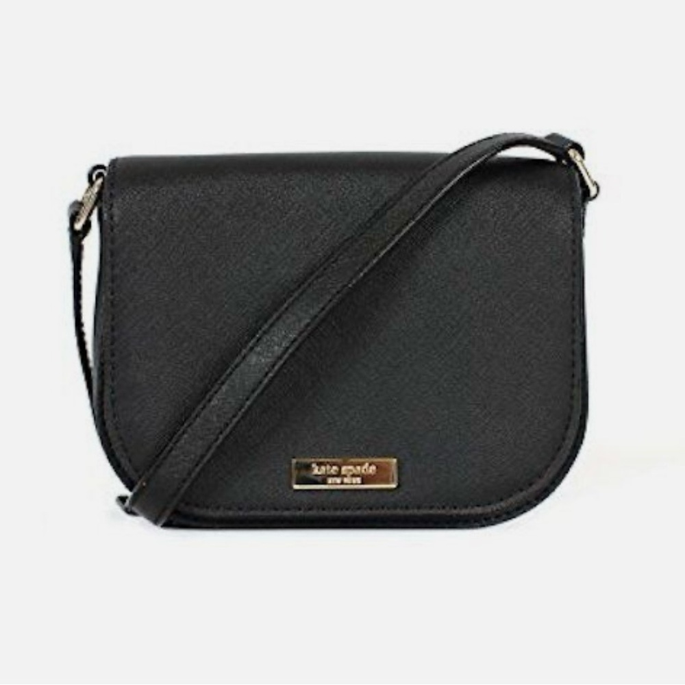 Kate Spade laurel Way Carsen Saffiano Leather
Crossbody Shoulder Bag Black
